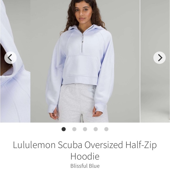 lululemon athletica Tops - Lululemon Scuba oversized half zip hoodie